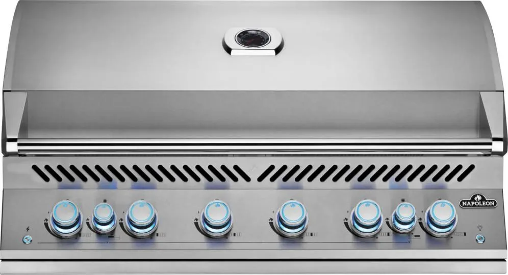 Napoleon Bbq BIG44RBPSS1 Built-In 700 Series 44 With Dual Infrared Rear Burners . Propane. Stainless Steel