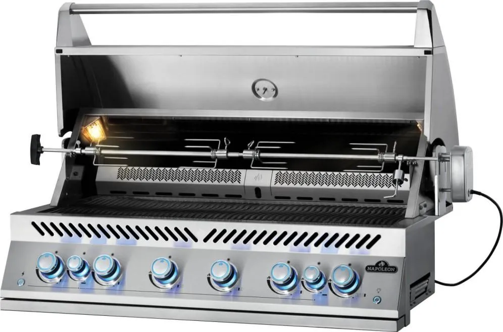 Napoleon Bbq BIG44RBPSS1 Built-In 700 Series 44 With Dual Infrared Rear Burners . Propane. Stainless Steel