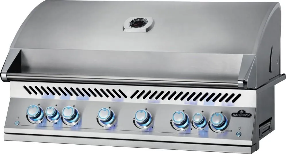 Napoleon Bbq BIG44RBPSS1 Built-In 700 Series 44 With Dual Infrared Rear Burners . Propane. Stainless Steel