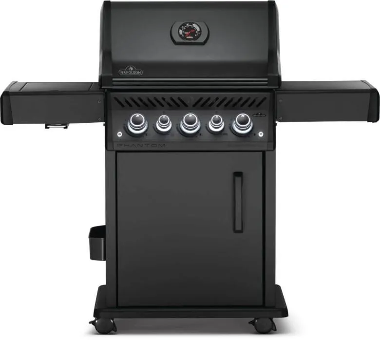 Napoleon Bbq RSE425RSIBNK1PHM Phantom Rogue Se 425 Rsib With Infrared Side And Rear Burners . Natural Gas. Satin Black