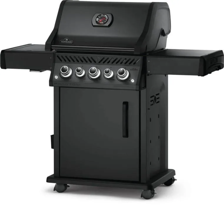 Napoleon Bbq RSE425RSIBNK1PHM Phantom Rogue Se 425 Rsib With Infrared Side And Rear Burners . Natural Gas. Satin Black