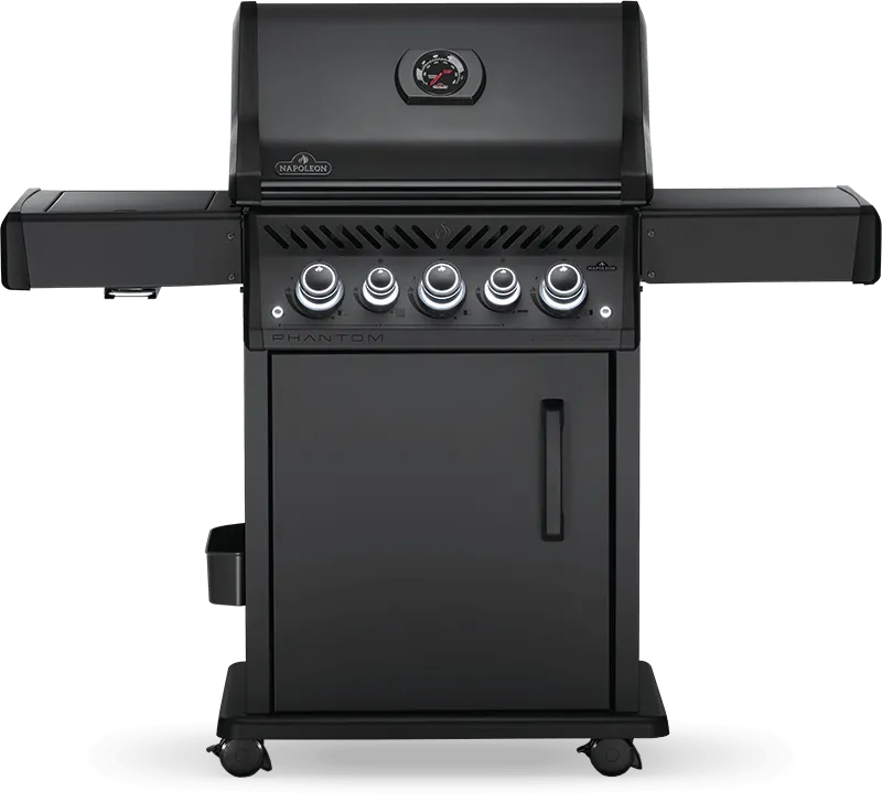 Napoleon Bbq RSE425RSIBNMK1PHM Phantom Rogue Se 425 Rsib With Infrared Side And Rear Burners . Matte/Matt Black . Natural Gas