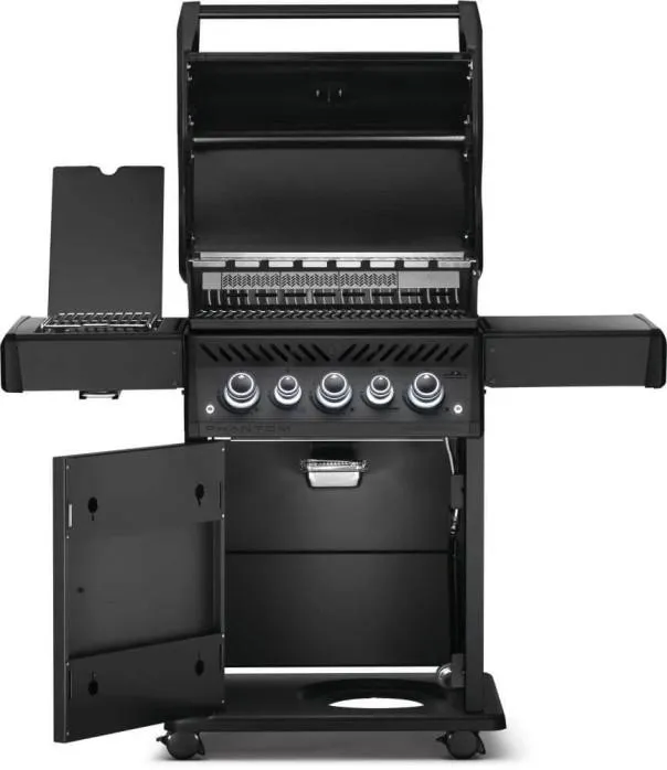 Napoleon Bbq RSE425RSIBPK1PHM Phantom Rogue Se 425 Rsib With Infrared Side And Rear Burners . Propane. Satin Black