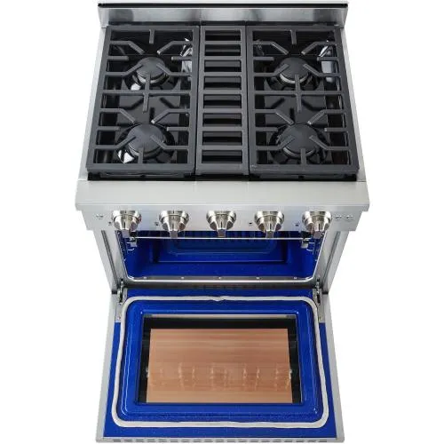 Nxr Ranges AK3001LP 30-In. Culinary Series Professional Style Lp Gas Range In Stainless Steel