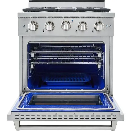 Nxr Ranges AK3001LP 30-In. Culinary Series Professional Style Lp Gas Range In Stainless Steel