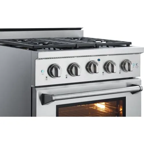 Nxr Ranges AK3001LP 30-In. Culinary Series Professional Style Lp Gas Range In Stainless Steel