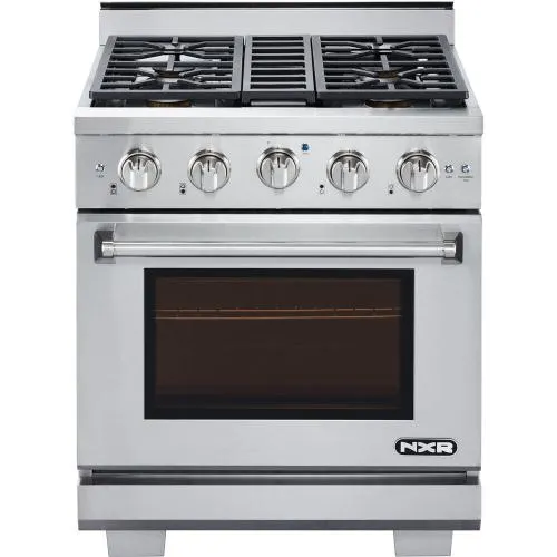 Nxr Ranges AK3001LP 30-In. Culinary Series Professional Style Lp Gas Range In Stainless Steel