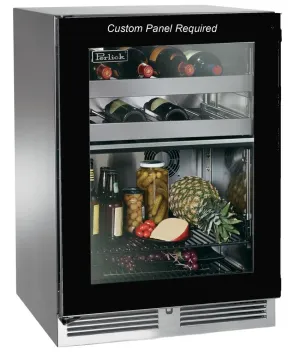 Perlick HP24CO44L 24Outdoor Dual-Zone Refrigerator/Wine Reserve