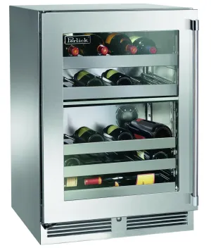 Perlick HP24DO43L 24Outdoor Dual-Zone Wine Reserve