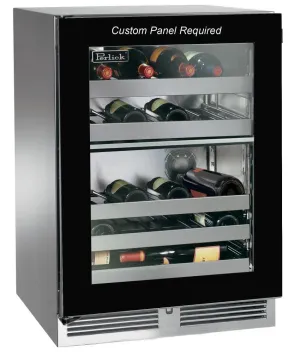 Perlick HP24DO44R 24Outdoor Dual-Zone Wine Reserve