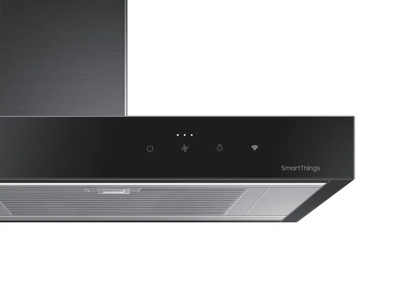 Samsung NK30CB600W33 30 Bespoke Smart Wall Mount Hood In Clean Deep Charcoal