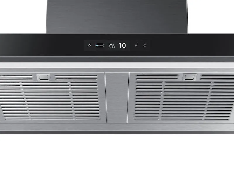 Samsung NK30CB700W33 30 Bespoke Smart Wall Mount Hood With Lcd Display In Clean Deep Charcoal