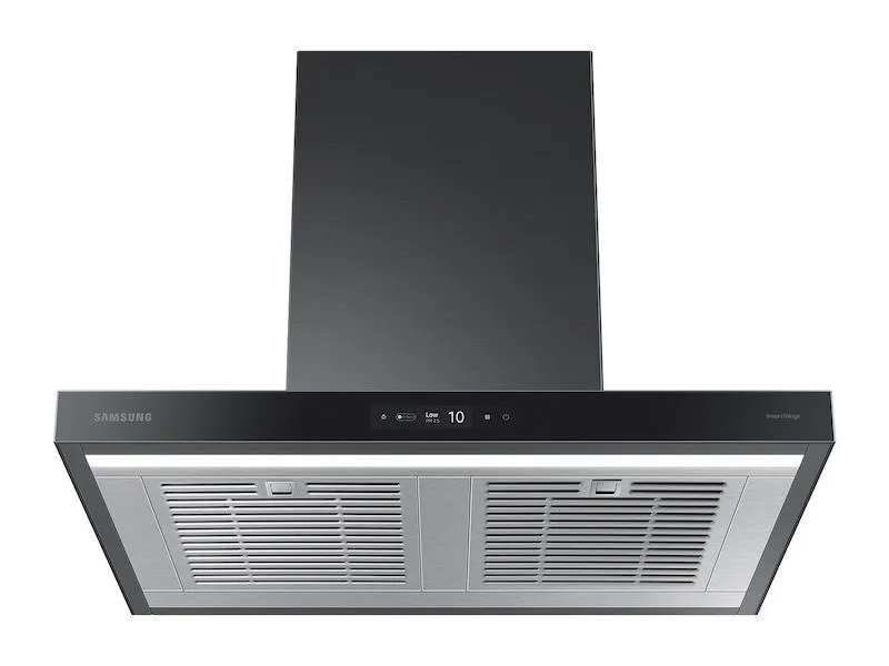 Samsung NK30CB700W33 30 Bespoke Smart Wall Mount Hood With Lcd Display In Clean Deep Charcoal