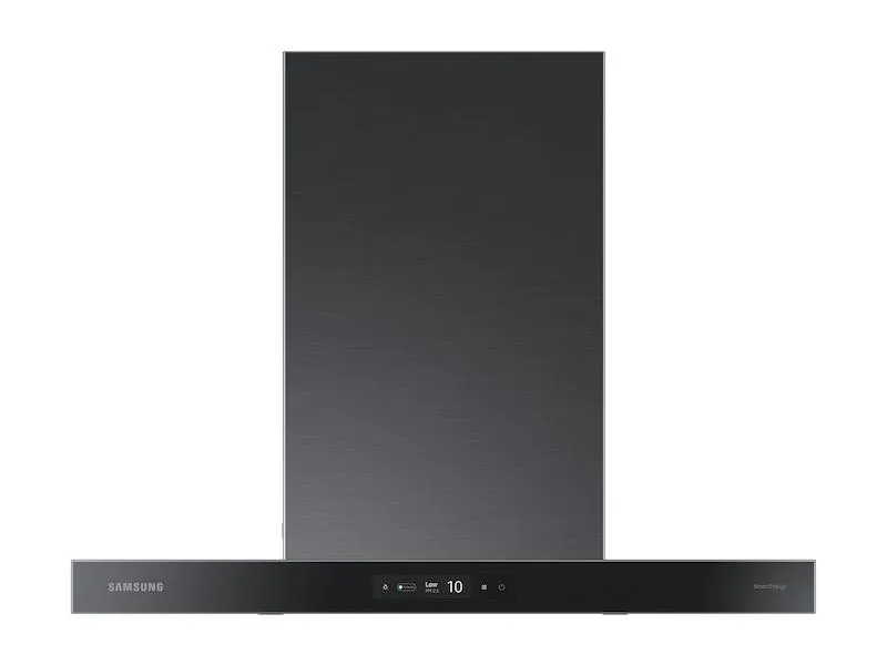 Samsung NK30CB700W33 30 Bespoke Smart Wall Mount Hood With Lcd Display In Clean Deep Charcoal