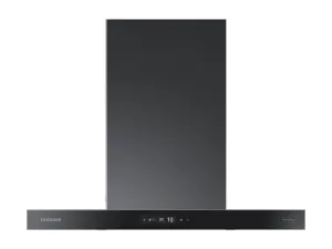 Samsung NK30CB700W33 30 Bespoke Smart Wall Mount Hood With Lcd Display In Clean Deep Charcoal
