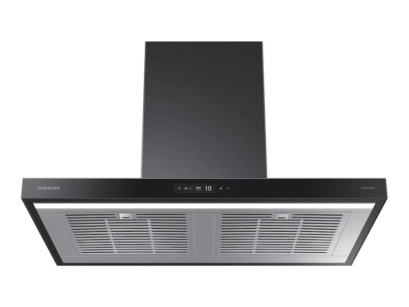 Samsung NK36CB700W33 36 Bespoke Smart Wall Mount Hood With Lcd Display In Clean Deep Charcoal
