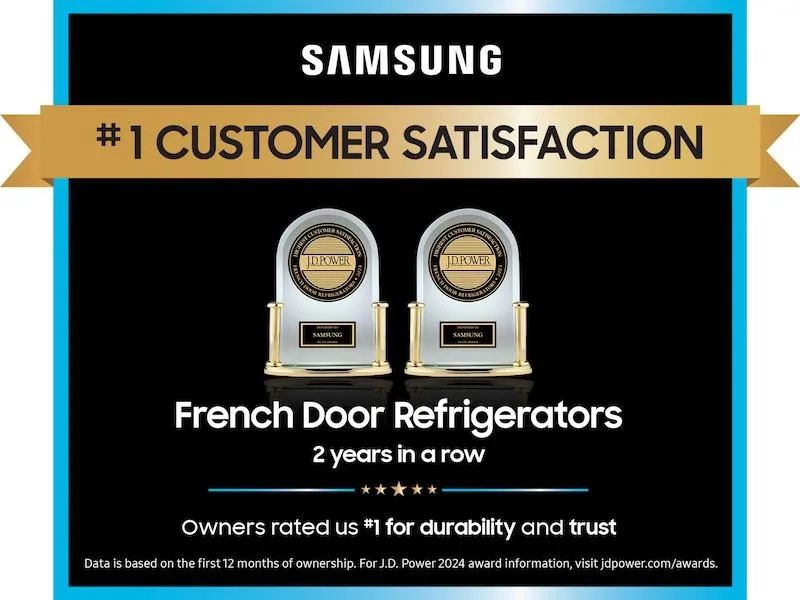 Samsung RF90F23AECEAA Bespoke 23 Cu. Ft. Counter Depth 4-Door French Door Refrigerator With Ai Family Hub&#8482;  Ai Vision Inside&#8482; In Charcoal Glass And Black/Charcoal