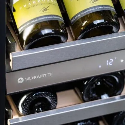 Silhouette SPRWC052D3SS Silhouette Pro Gen 3 - 24 Built-In Wine Cellar In Stainless Steel