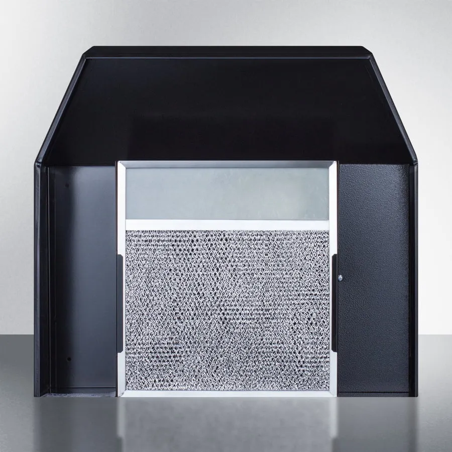 Summit ADAH1618B 18 Under Cabinet Convertible Range Hood. Ada Compliant