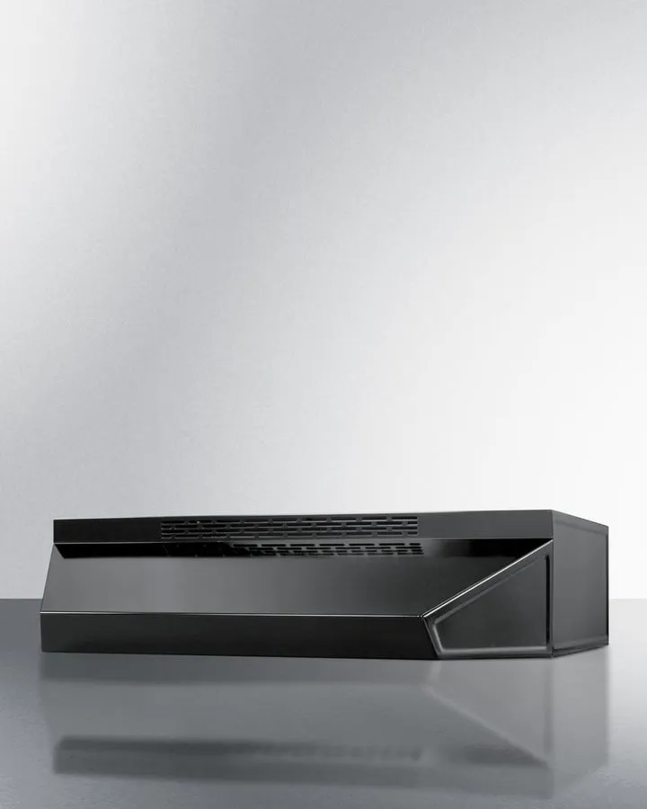 Summit ADAH1618B 18 Under Cabinet Convertible Range Hood. Ada Compliant