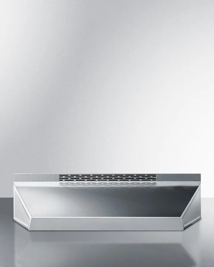 Summit ADAH1618SS 18 Under Cabinet Convertible Range Hood. Ada Compliant