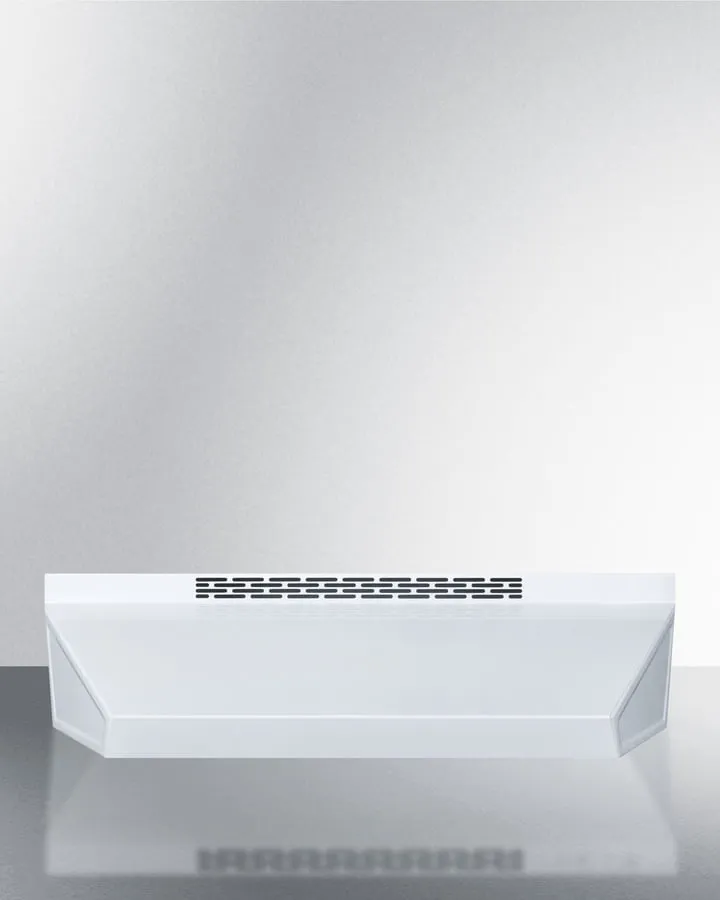 Summit ADAH1618W 18 Under Cabinet Convertible Range Hood. Ada Compliant