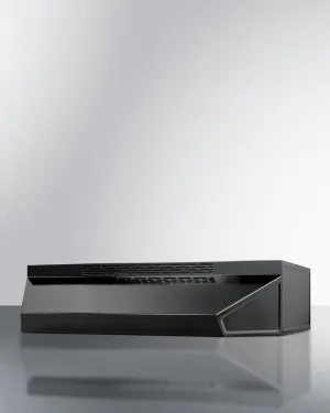 Summit ADAH1624B 24 Under Cabinet Convertible Range Hood. Ada Compliant