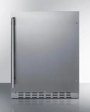 Summit AL55OSCSS 24 Built-In Outdoor Refrigerator. Ada Compliant