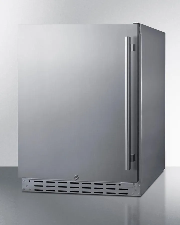 Summit AL55OSCSSLHD 24 Built-In Outdoor Refrigerator. Ada Compliant