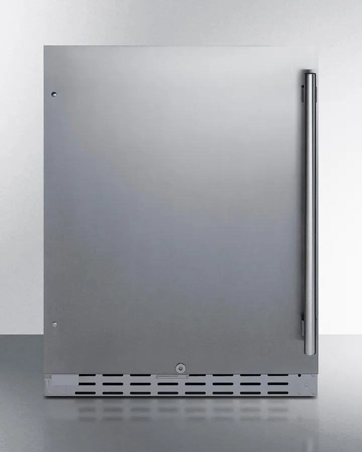 Summit AL55OSCSSLHD 24 Built-In Outdoor Refrigerator. Ada Compliant