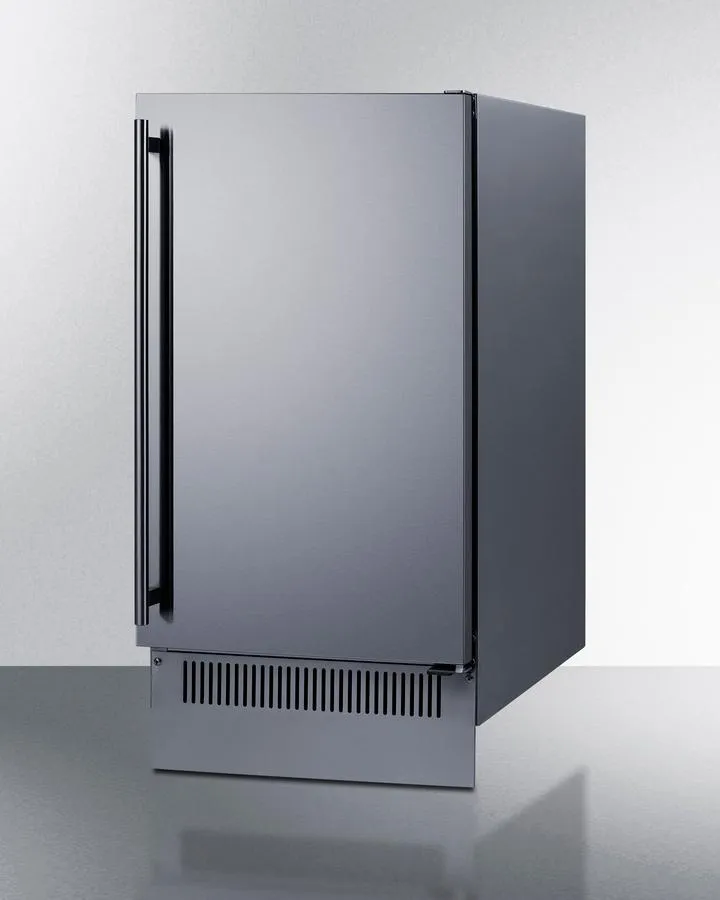 Summit BIM182OS 18 Wide Outdoor Clear Icemaker
