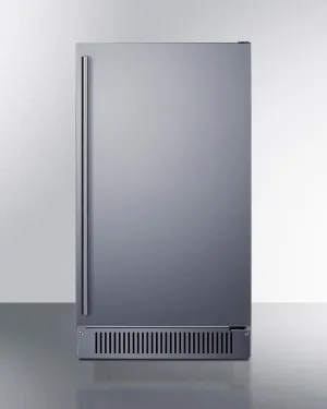 Summit BIM182OSADA 18 Wide Outdoor Clear Icemaker. Ada Compliant