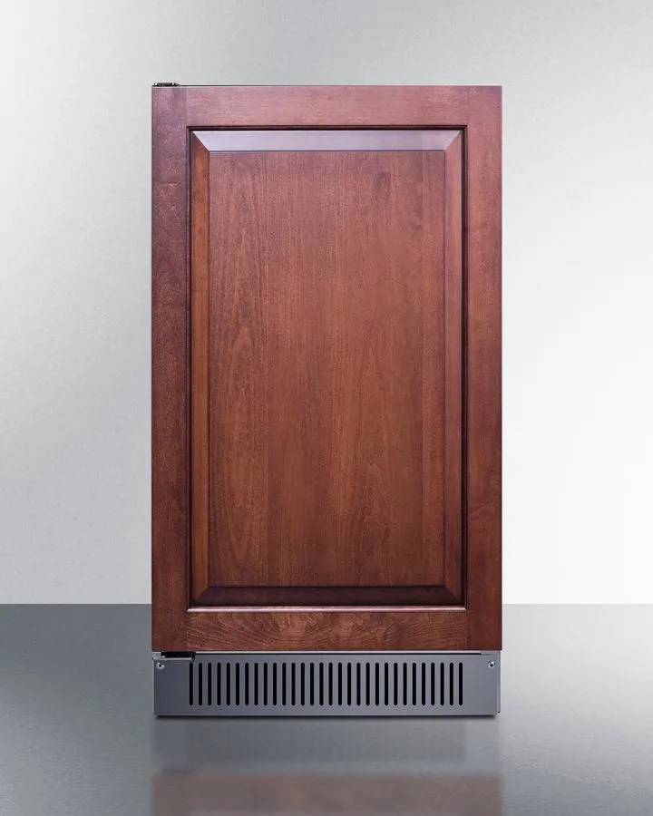Summit BIM182OSADAIFLHD 18 Wide Clear Outdoor Icemaker. Ada Compliant (Panel Not Included)