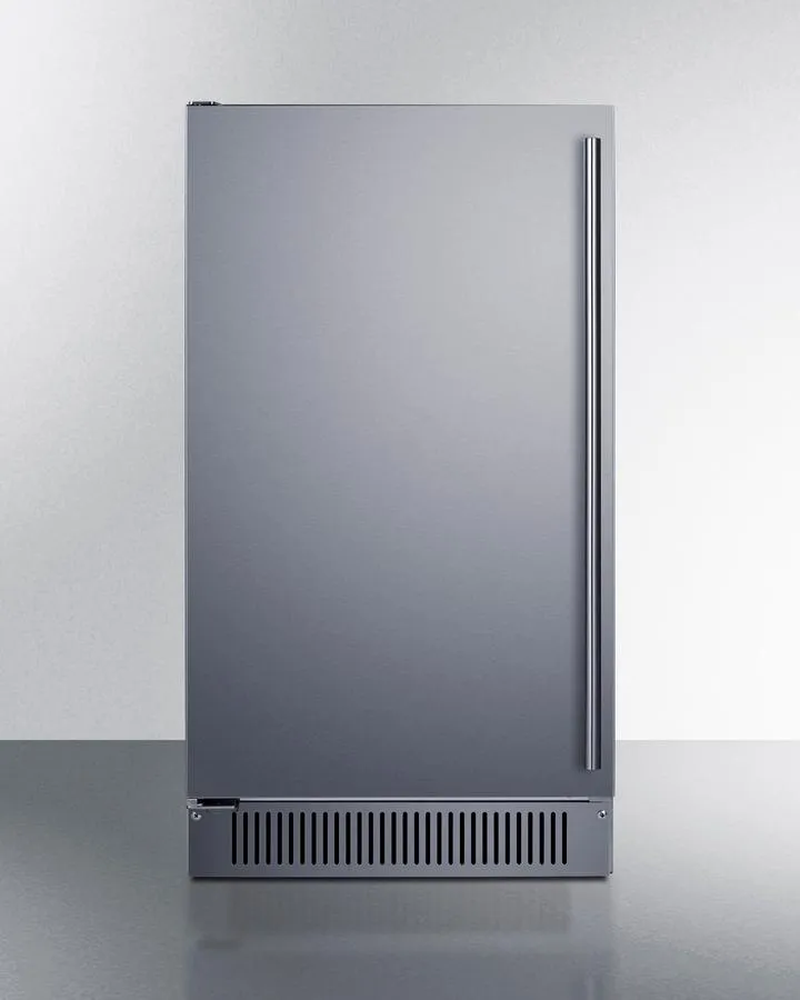 Summit BIM182OSADALHD 18 Wide Outdoor Clear Icemaker. Ada Compliant