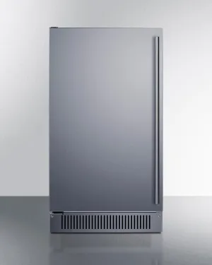 Summit BIM182OSADALHD 18 Wide Outdoor Clear Icemaker. Ada Compliant