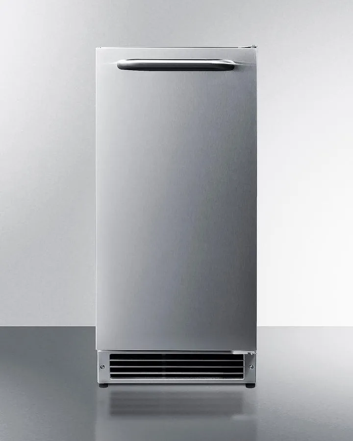 Summit BIM27OSADA 25 Lb. Drain-Free Outdoor Icemaker. Ada Compliant