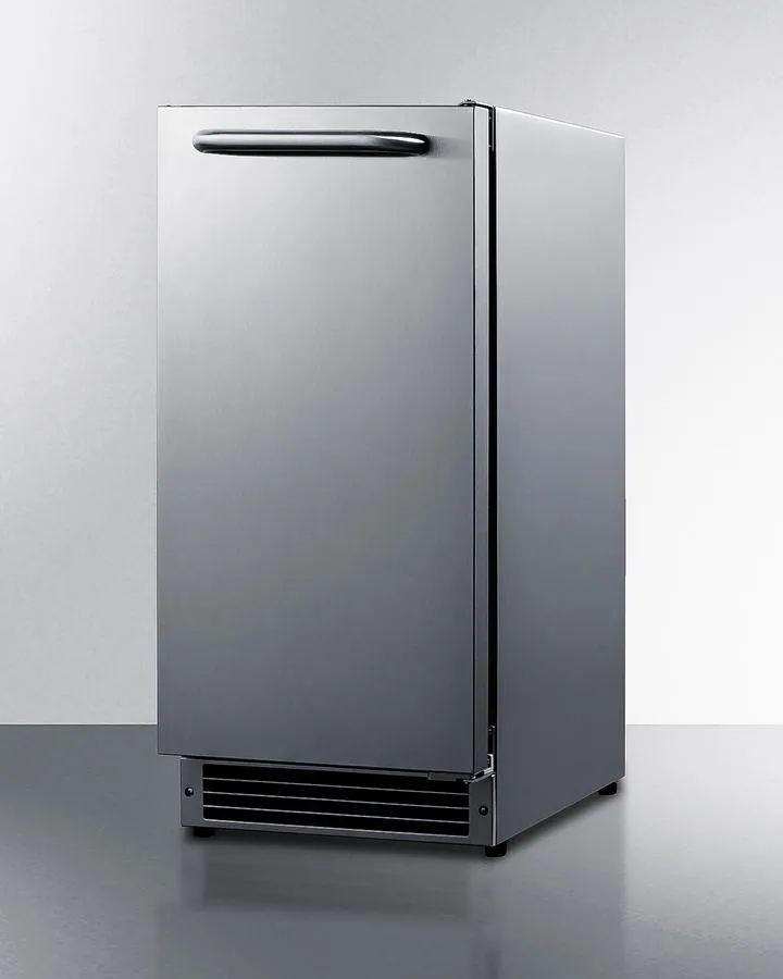 Summit BIM27OSADA 25 Lb. Drain-Free Outdoor Icemaker. Ada Compliant