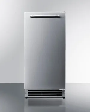 Summit BIM27OSADA 25 Lb. Drain-Free Outdoor Icemaker. Ada Compliant