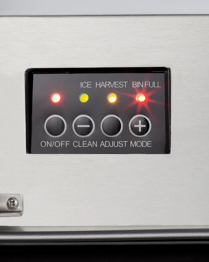 Summit BIM47OSADA Built-In Outdoor 50 Lb. Clear Icemaker. Ada Compliant