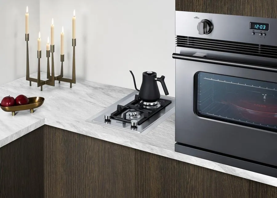 Summit GCJ2SSLPTK15 15 Wide 2-Burner Propane Gas Cooktop In Stainless Steel