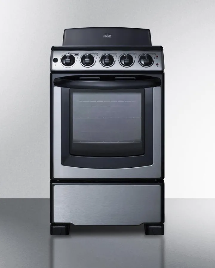 Summit PROEL20SS 20 Wide Electric Coil Range