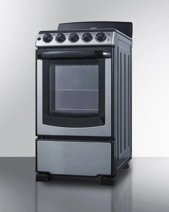 Summit PROEL20SS 20 Wide Electric Coil Range