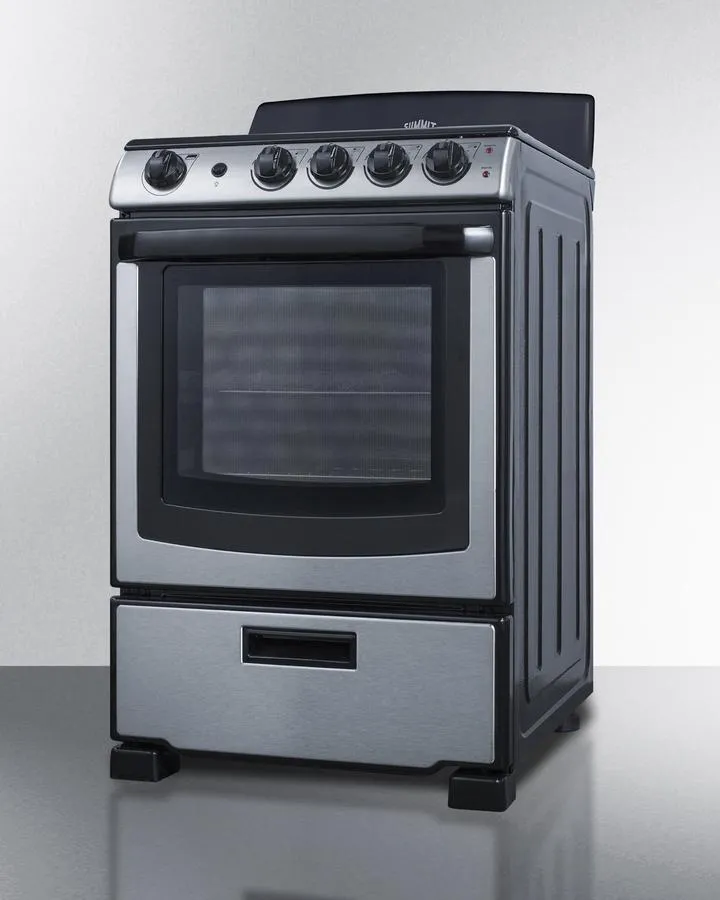 Summit PROEL24SS 24 Wide Electric Coil Range