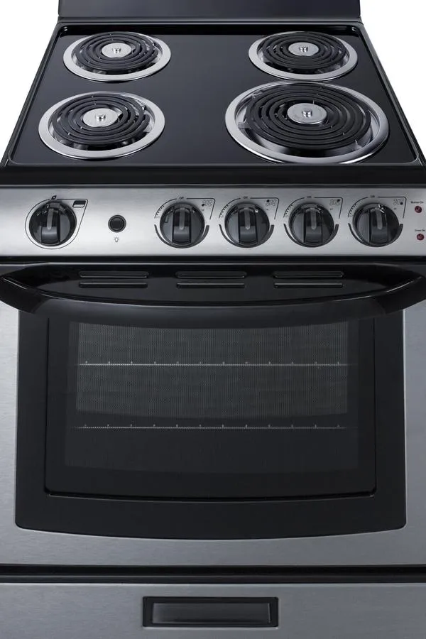 Summit PROEL24SS 24 Wide Electric Coil Range