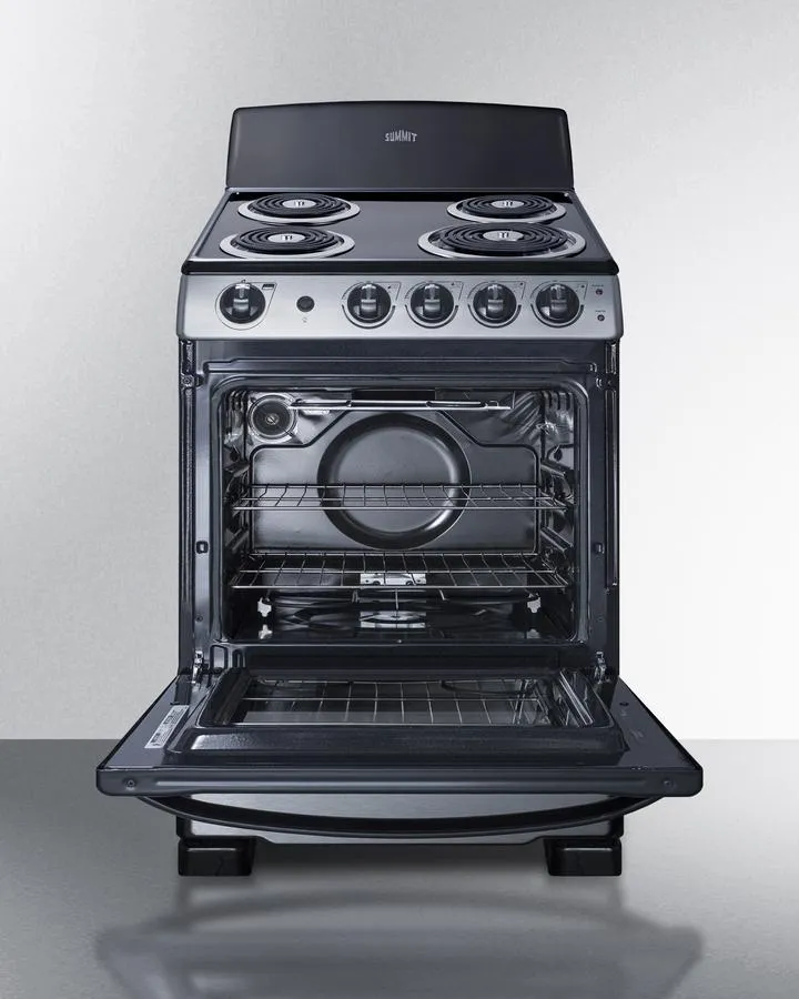 Summit PROEL24SS 24 Wide Electric Coil Range