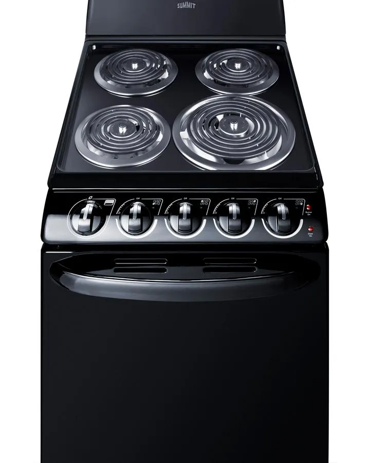 Summit RE2031B 20 Wide Electric Coil Range