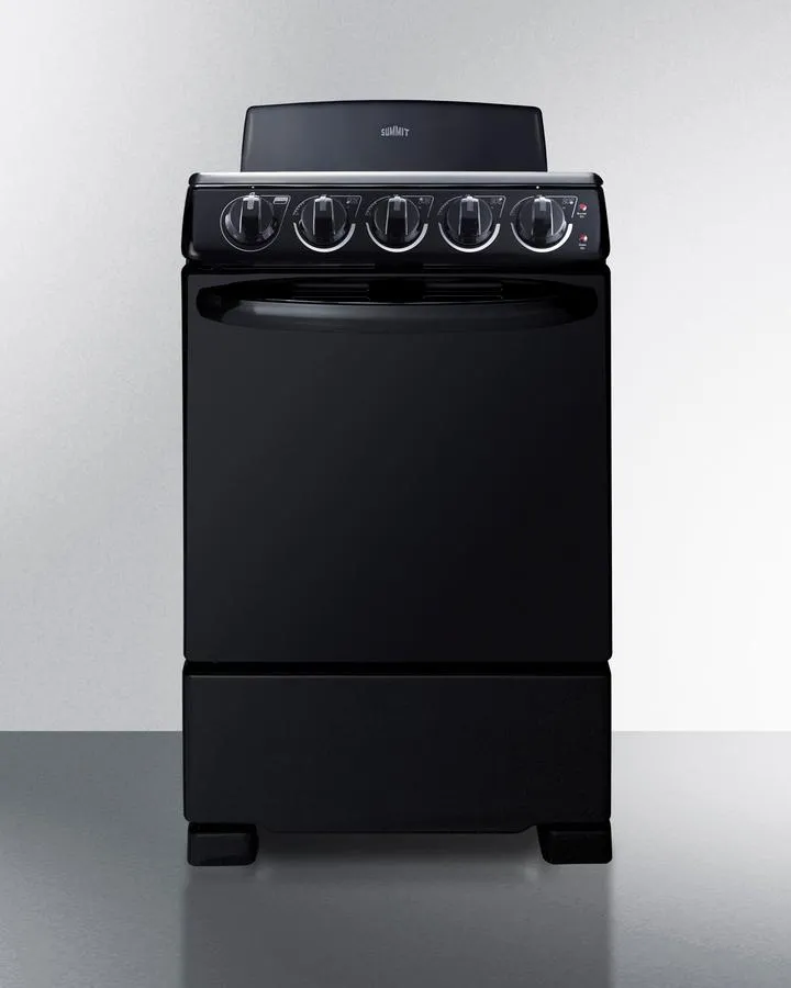 Summit RE2031B 20 Wide Electric Coil Range