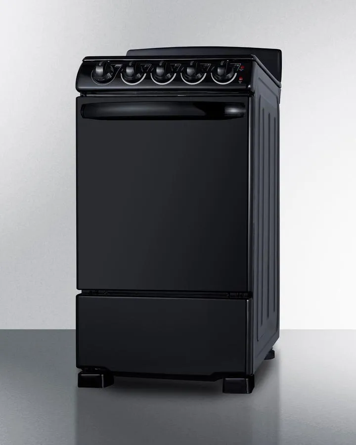 Summit RE2031B 20 Wide Electric Coil Range