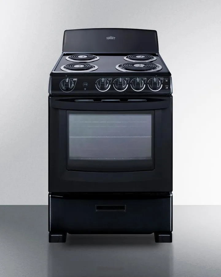 Summit RE2413B 24 Wide Electric Coil Range