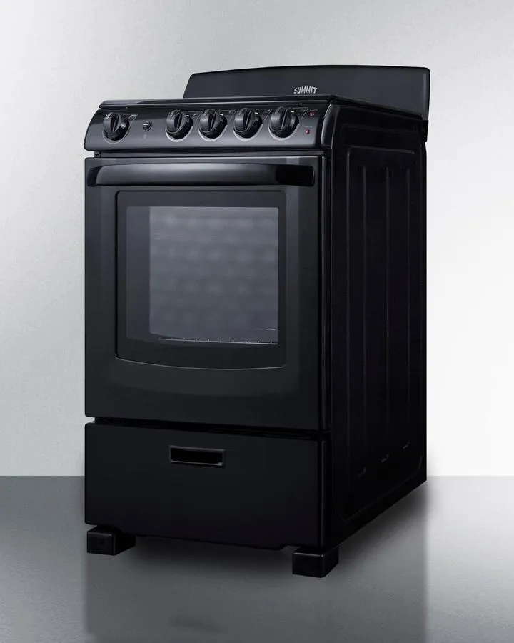 Summit RE2413B 24 Wide Electric Coil Range